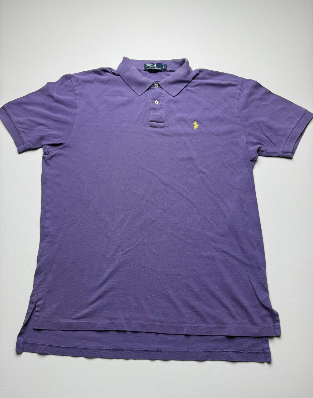 Polo By Ralph Lauren Polo Shirt Mens XL Purple Cotton Pony Logo Casual Knit
